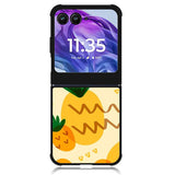 Tropical pineapple fruit pattern Motorola Moto Razr Plus 2024 , Moto Razr+ 2024 Case OV10739