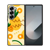 Tropical pineapple fruit pattern Samsung Galaxy Z Fold 7 5G Case QC10739