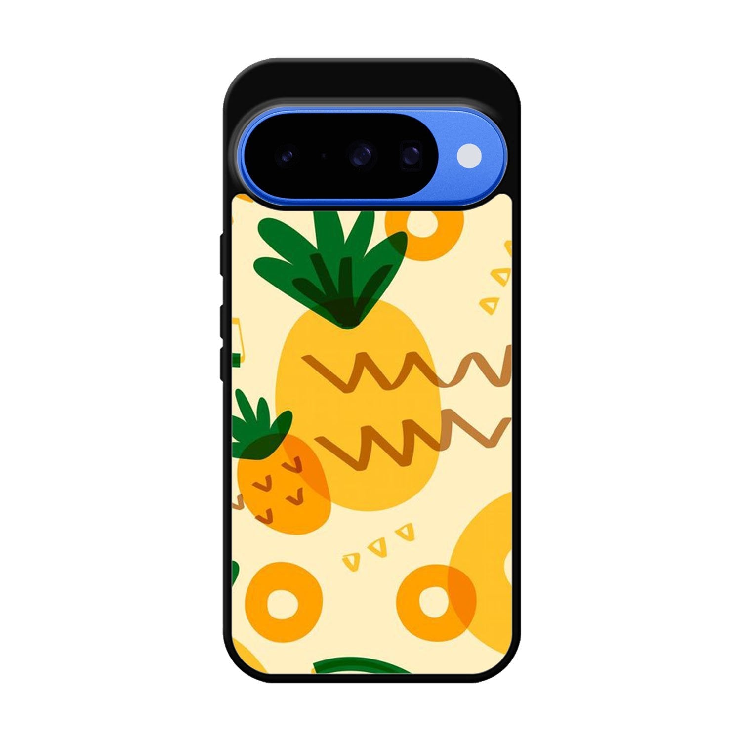 Tropical pineapple fruit pattern Google Pixel 10 Case QC10739