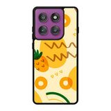 Tropical pineapple fruit pattern Motorola Moto Edge 60 Pro Case QC10739