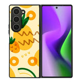 Tropical pineapple fruit pattern Samsung Galaxy Z Fold 6 5G 2024 Case OV10739