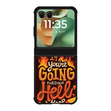 Quotes About Spirit Burning Motorola Moto RAZR 2025 Case OV10801