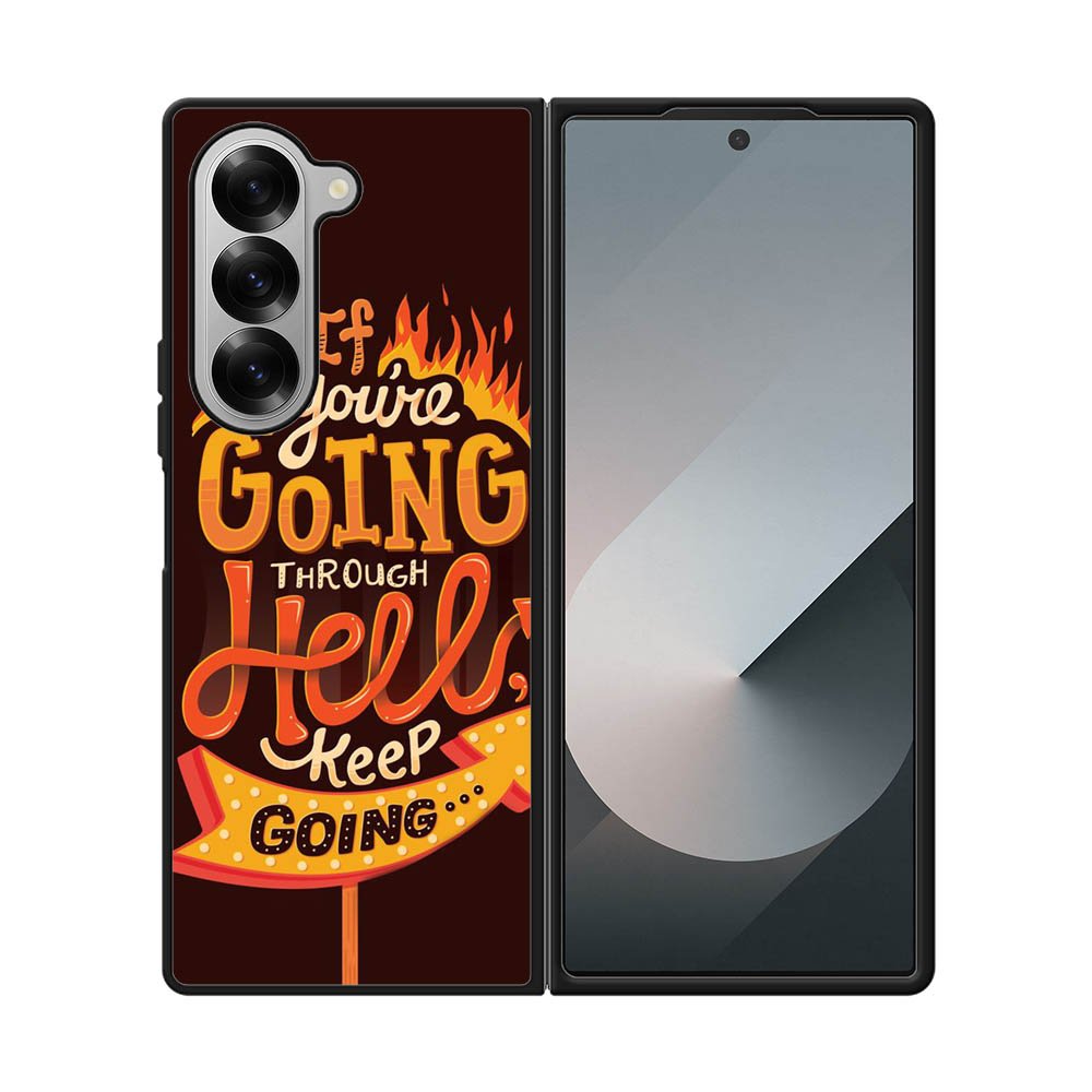 Quotes About Spirit Burning Samsung Galaxy Z Fold 7 5G Case OV10801