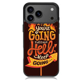 Quotes About Spirit Burning iPhone 17 Pro Case RC10801