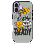 Quotes Spirit Started iPhone 17 Case OV10803