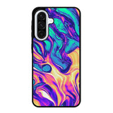 Swirl Paint Blue and Yellow Samsung Galaxy A36 5G Case RC10837