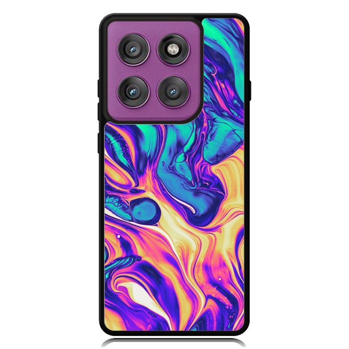 Swirl Paint Blue and Yellow Motorola Moto Edge 2025 | Moto Edge 60 Fusion | Moto Edge 60 Pro Case OV10837