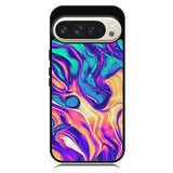 Swirl Paint Blue and Yellow Google Pixel 10 Pro XL Case RC10837