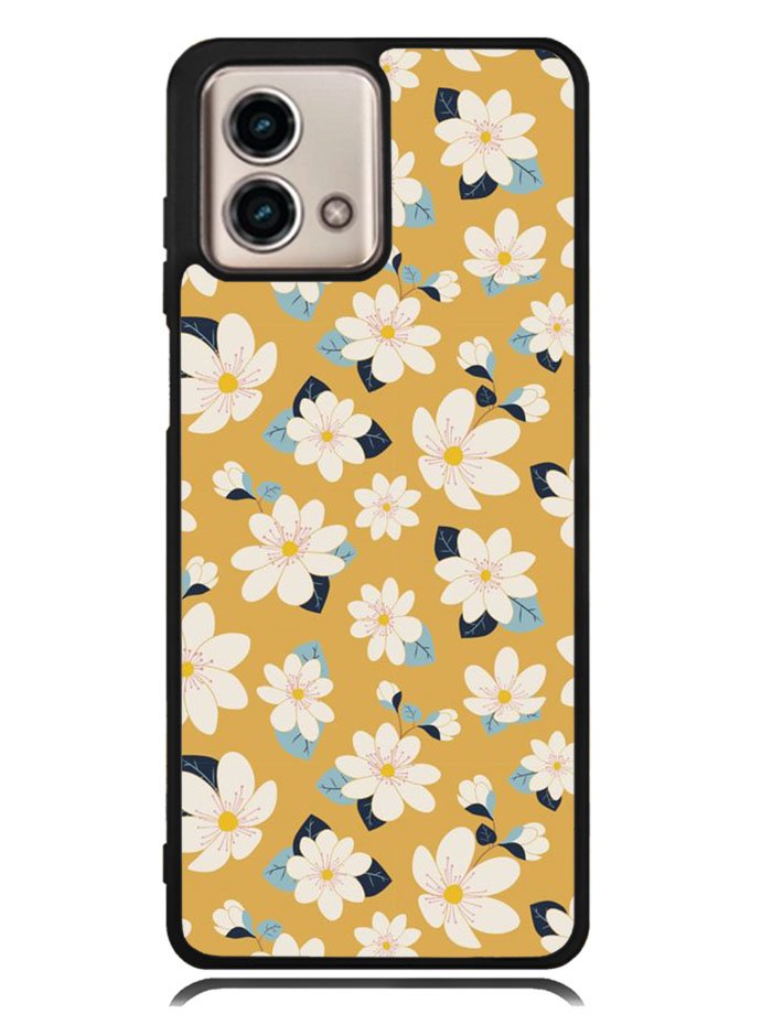 Cute white flowers seamless pattern Motorola Moto G Stylus 5G 2023 Case OV10922