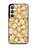 Cute white flowers seamless pattern Samsung Galaxy S25 5G Case OV10922
