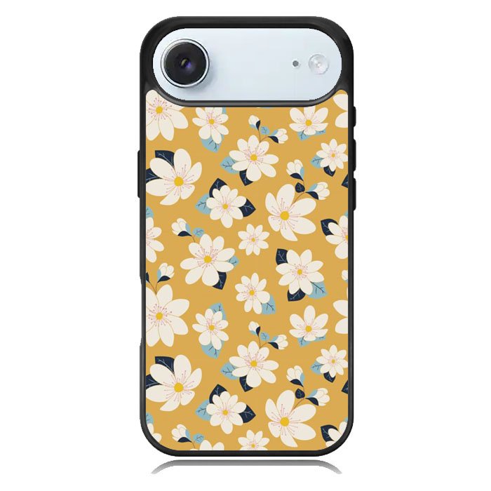Cute white flowers seamless pattern iPhone 17 Air Case OV10922