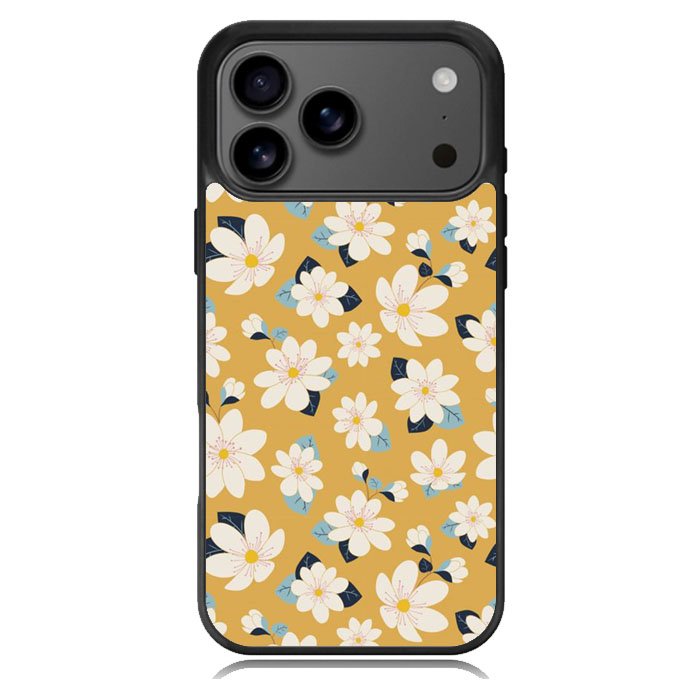 Cute white flowers seamless pattern Samsung Galaxy S26 Ultra Case OV10922