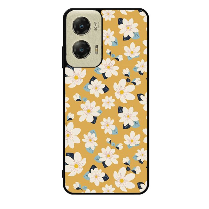 Cute white flowers seamless pattern Motorola Moto G Stylus 5G 2024 Case OV10922