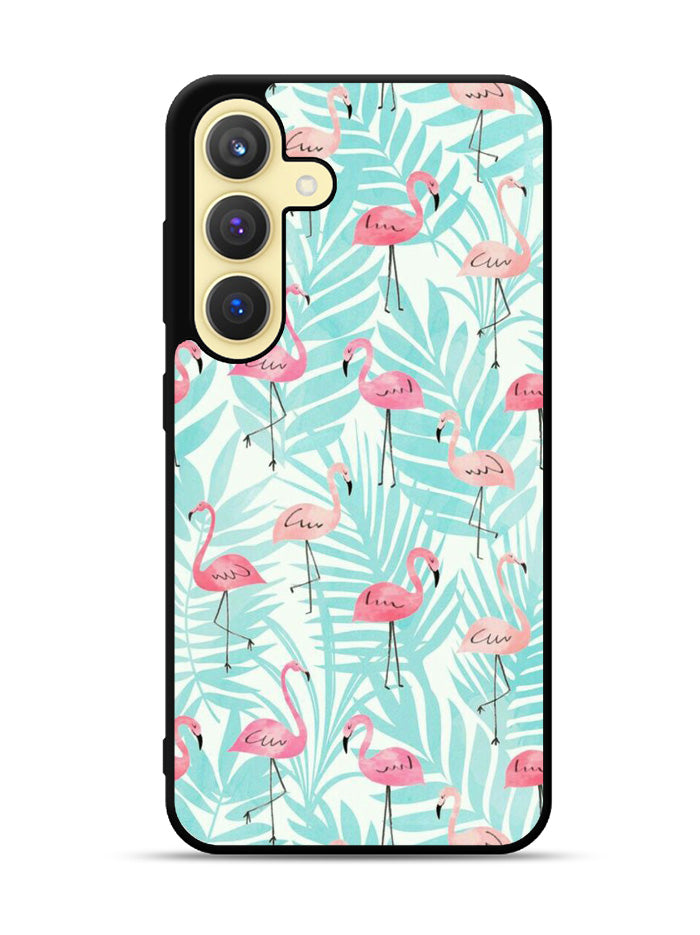 Flamingo Pattern Tropical Samsung Galaxy S25 Plus 5G , Samsung Galaxy S25+ 5G Case OV10856