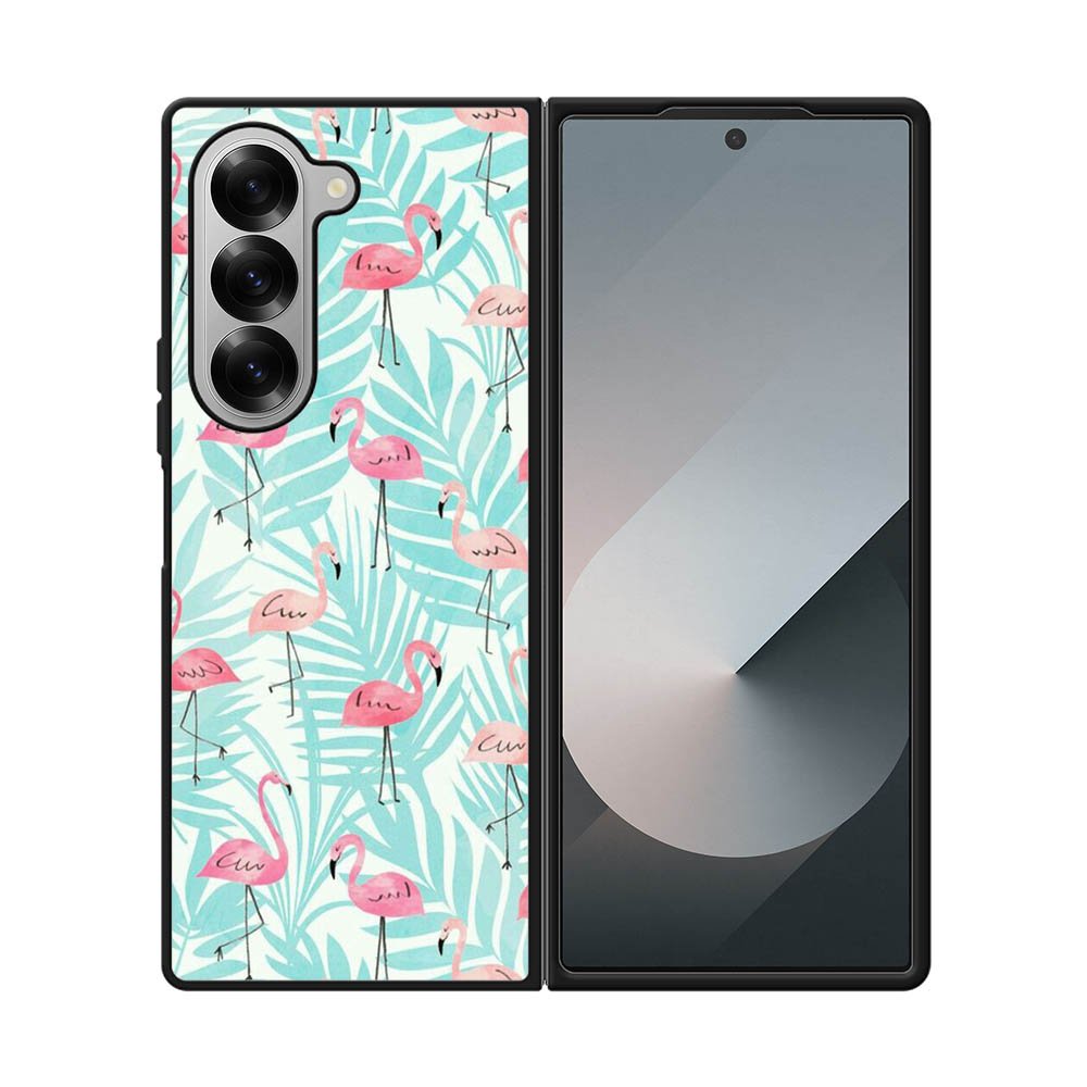 Flamingo Pattern Tropical Samsung Galaxy Z Fold 7 5G Case QC10856