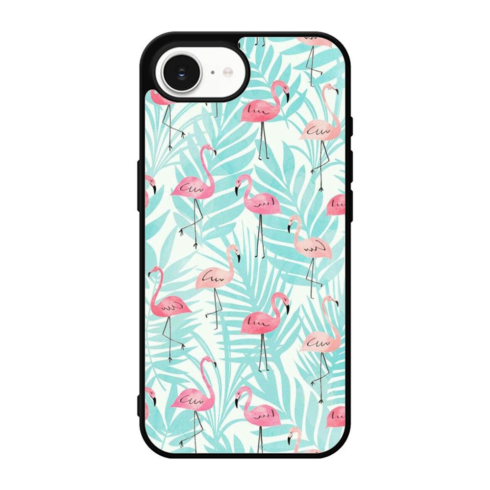 Flamingo Pattern Tropical iPhone 17e Case QC10856