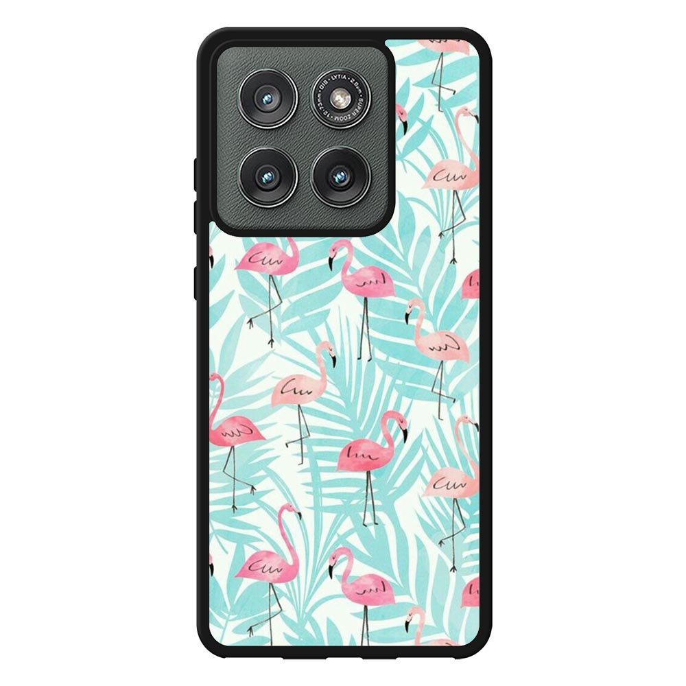 Flamingo Pattern Tropical Motorola Moto Edge 2025 Case QC10856