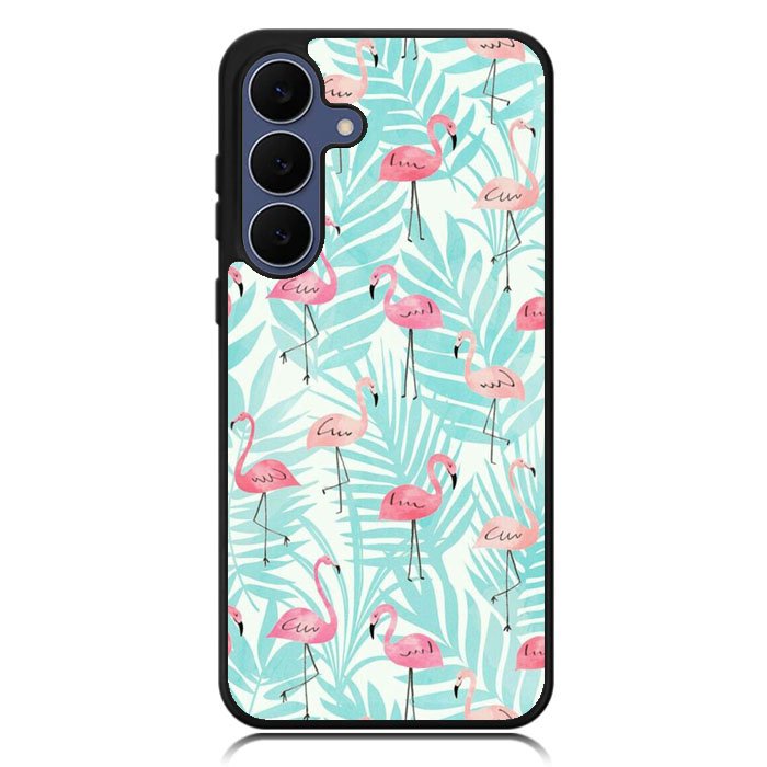Flamingo Pattern Tropical Samsung Galaxy S25 FE Case OV10856