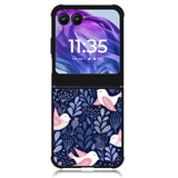 Bird Flower Pattern Motorola Moto Razr Plus 2024 , Moto Razr+ 2024 Case OV10906