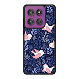 Bird Flower Pattern Motorola Moto Edge 60 Pro Case QC10906