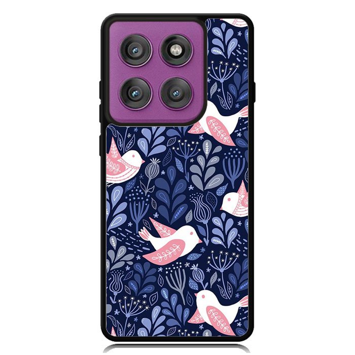 Bird Flower Pattern Motorola Moto Edge 2025 | Moto Edge 60 Fusion | Moto Edge 60 Pro Case OV10906