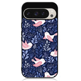 Bird Flower Pattern Google Pixel 9 | Pixel 9 Pro Case OV10906
