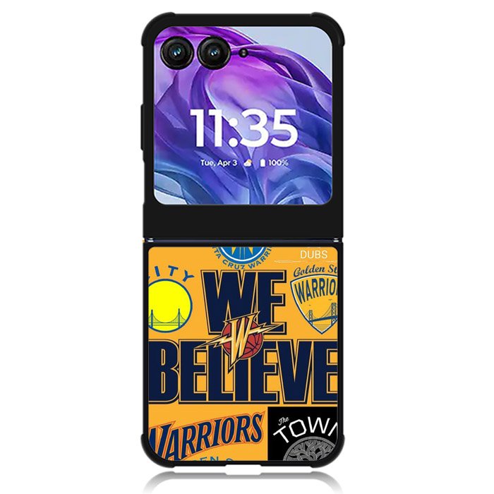 We Believe Golden State Warriors Motorola Moto Razr Plus 2024 , Moto Razr+ 2024 Case