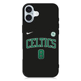 Boston Celtics Jersey iPhone 16 Plus Case QC10661