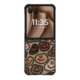 Brown Style Smile Motorola Moto RAZR Plus 2025 Case OV10669