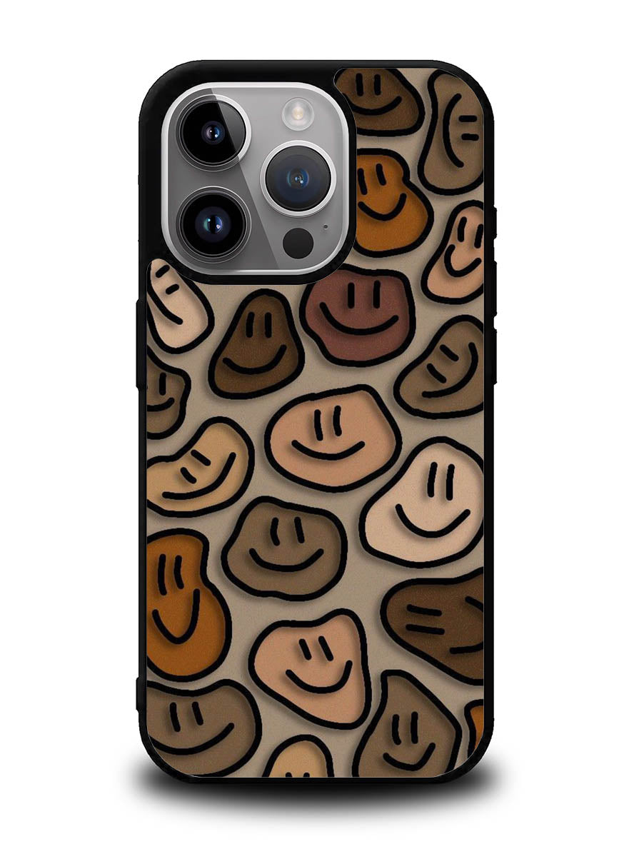 Brown Style Smile iPhone 16 Pro Max Case QC10669