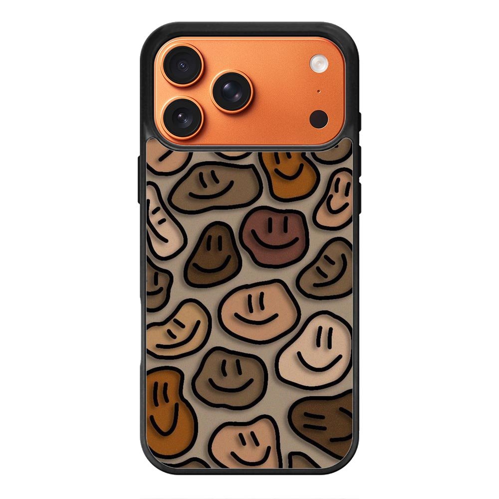 Brown Style Smile iPhone 17 Pro Max Case QC10669
