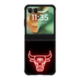 Chicago Bulls NBA Neon Logo Motorola Moto RAZR 2025 Case OV10683