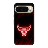 Chicago Bulls NBA Neon Logo Google Pixel 10 Pro Case QC10683
