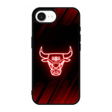 Chicago Bulls NBA Neon Logo iPhone 17e Case OV10683