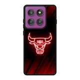 Chicago Bulls NBA Neon Logo Motorola Moto Edge 60 Pro Case QC10683
