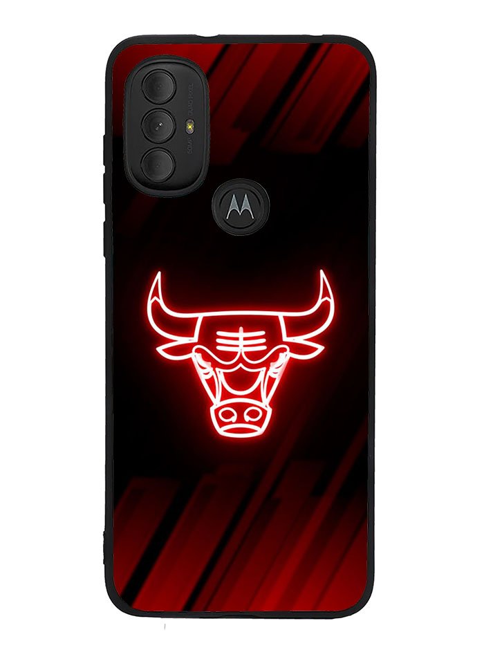 Chicago Bulls NBA Neon Logo Motorola Moto G Pure 2021 , Moto G Power 2022 Case OV10683