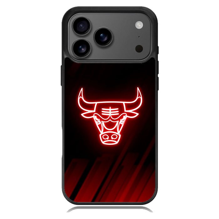 Chicago Bulls NBA Neon Logo Samsung Galaxy S26 Ultra Case OV10683