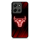 Chicago Bulls NBA Neon Logo Motorola Moto G 5G 2025 Case OV10683