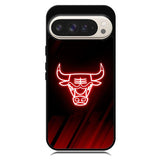 Chicago Bulls NBA Neon Logo Google Pixel 10 Pro XL Case RC10683
