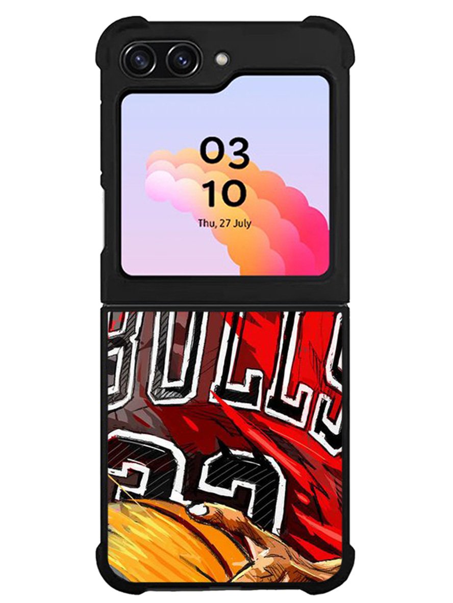 NBA Chicago Bulls Legends Samsung Galaxy Z Flip 5 5G 2023 Case OV10510