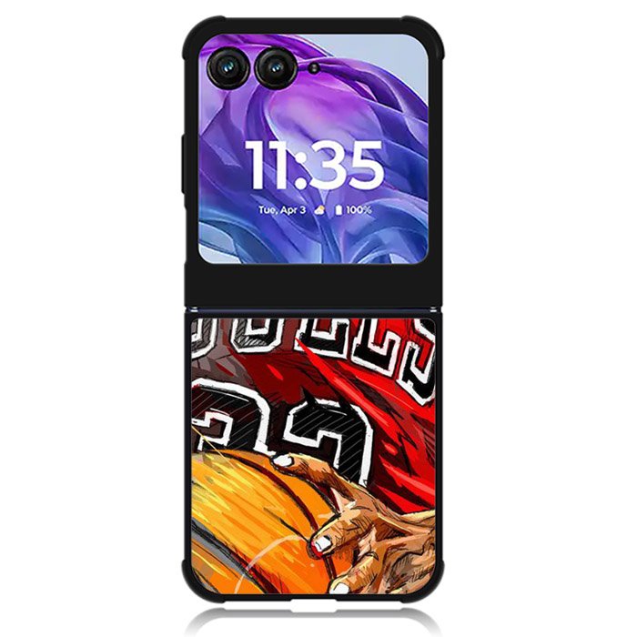 NBA Chicago Bulls Legends Motorola Moto Razr Plus 2024 , Moto Razr+ 2024 Case OV10510