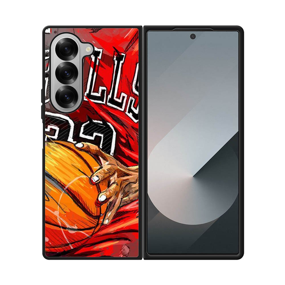 NBA Chicago Bulls Legends Samsung Galaxy Z Fold 7 5G Case QC10510