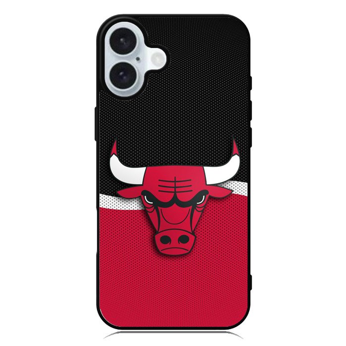 Chicago Bulls Logo NBA iPhone 16 Case QC10681