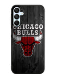 Chicago Bulls Wood Background Samsung Galaxy A35 5G Case OV10688