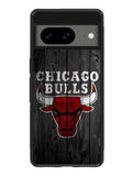 Chicago Bulls Wood Background Google Pixel 8 Case QC10688