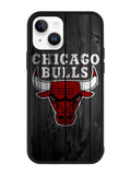 Chicago Bulls Wood Background iPhone 14 Plus Case QC10688