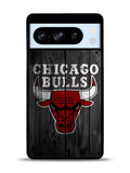 Chicago Bulls Wood Background Google Pixel 8 Pro Case QC10688