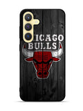 Chicago Bulls Wood Background Samsung Galaxy S23 Plus 5G , Samsung Galaxy S23+ 5G Case QC10688