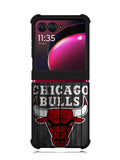 Chicago Bulls Wood Background Motorola Moto Razr Plus 2023 , Moto Razr+ 2023 Case OV10688