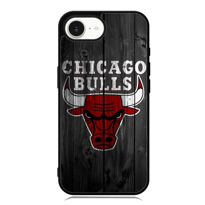 Chicago Bulls Wood Background iPhone 16e Case OV10688